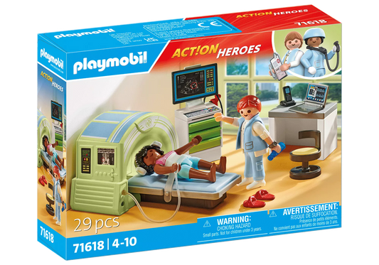 Playmobil 71618 Action Heroes MRT mit Patient - plegobil