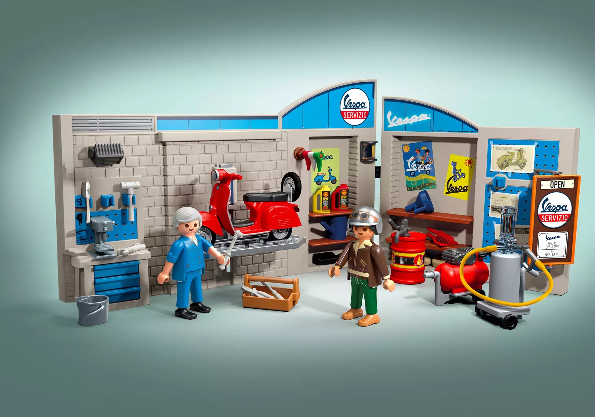 Playmobil 71620 Vespa 60s Vespa Garage - plegobil