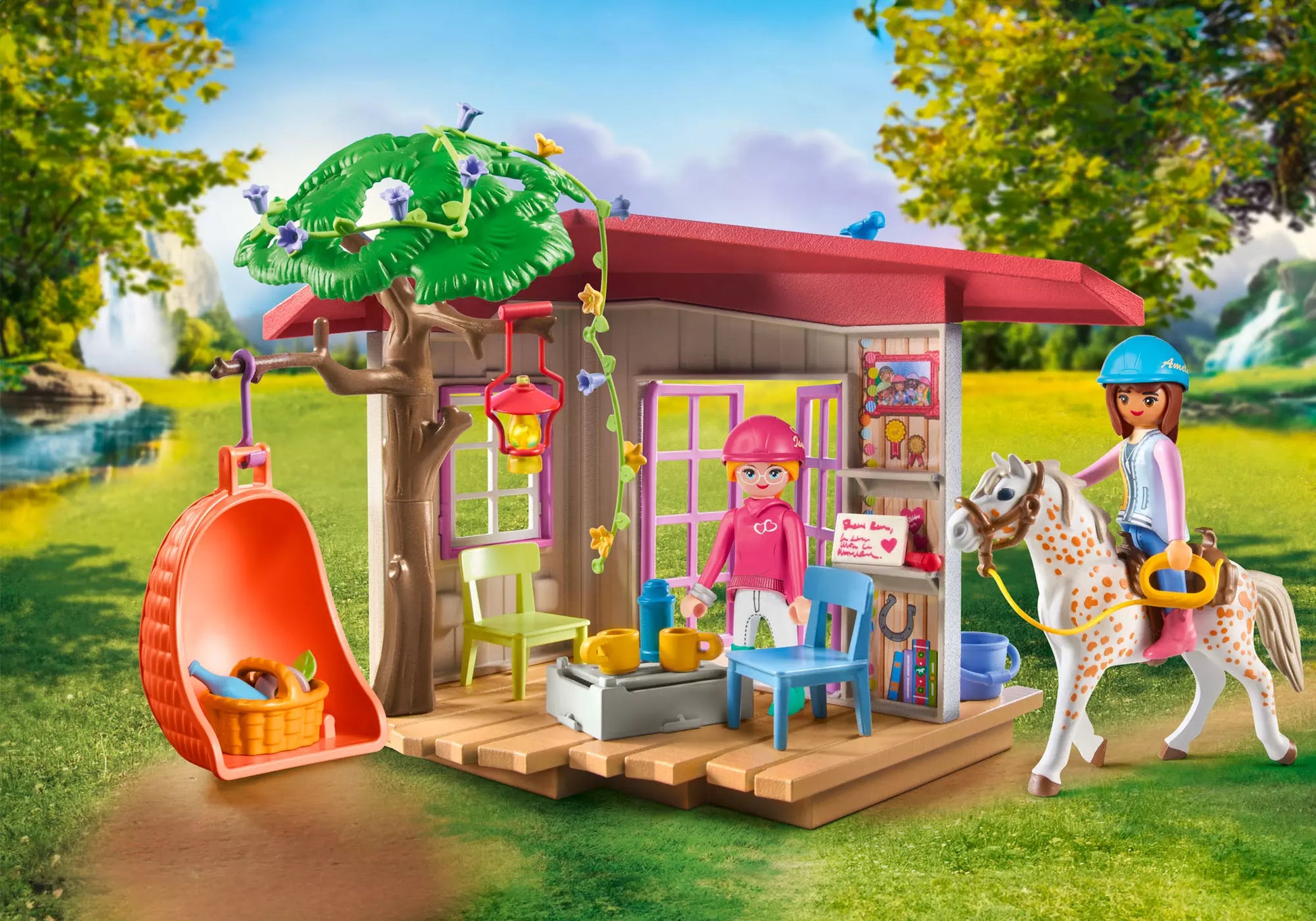 Playmobil 71638 Horses of Waterfall Geheimes Clubhaus für Pferdefans - plegobil