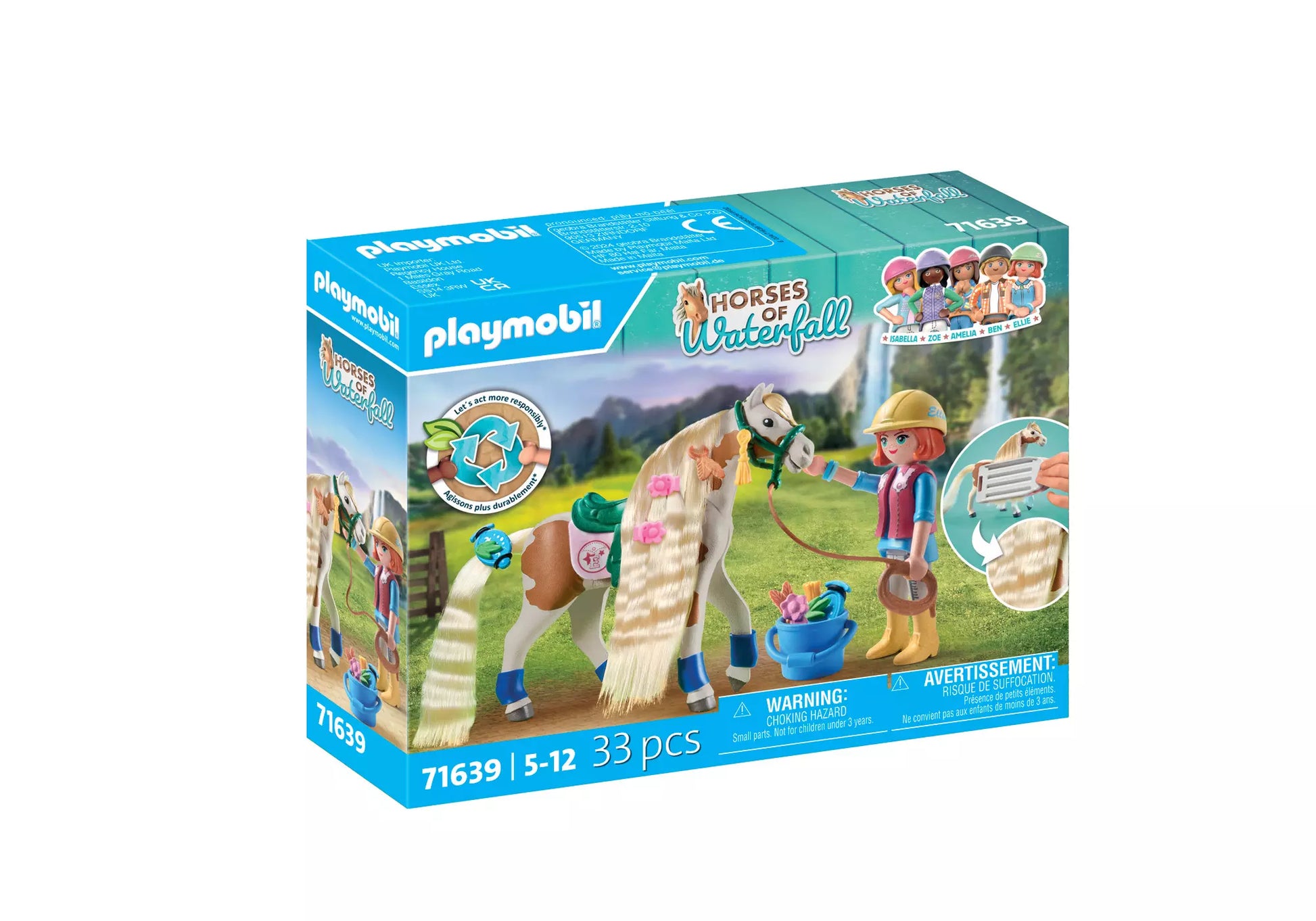 Playmobil 71639 Horses of Waterfall Ellie & Pferd mit Kreppeisen - plegobil