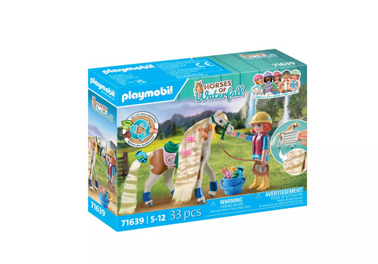 Playmobil 71639 Horses of Waterfall Ellie & Pferd mit Kreppeisen - plegobil
