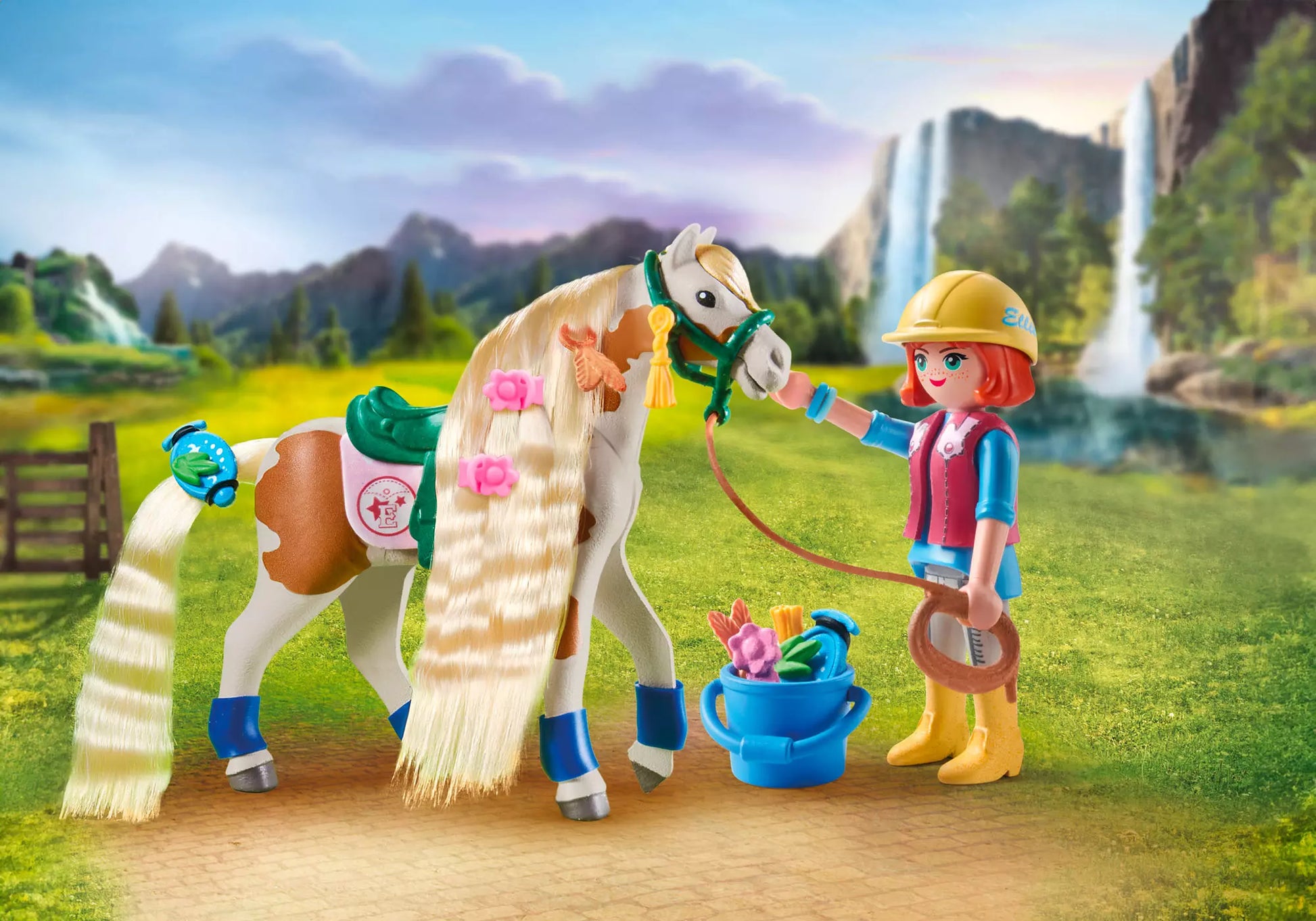 Playmobil 71639 Horses of Waterfall Ellie & Pferd mit Kreppeisen - plegobil