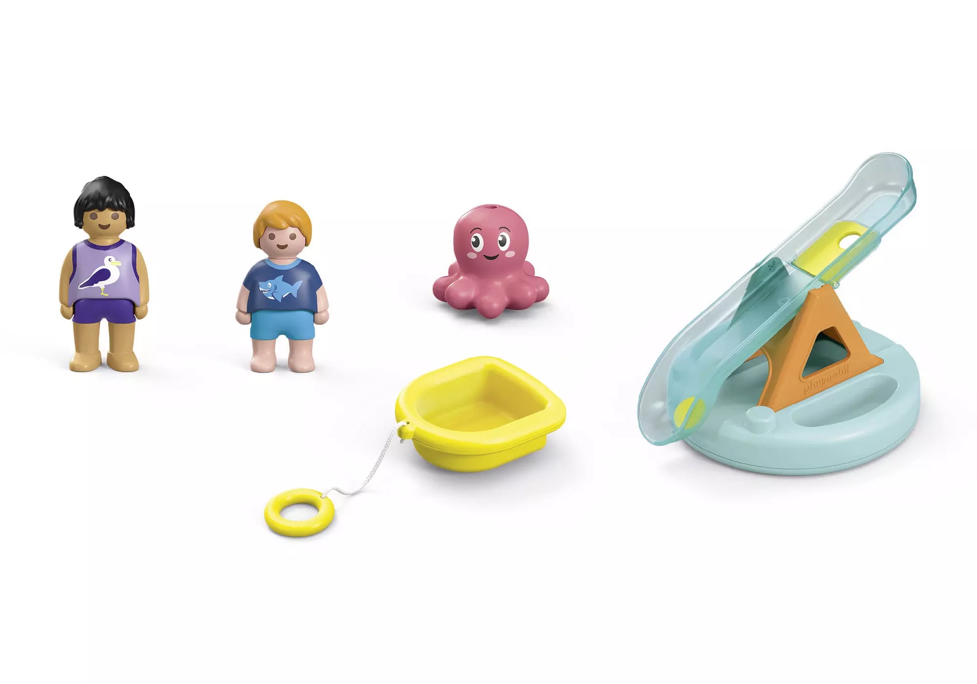 Playmobil 71687 Junior Aqua Badeinsel mit Wasserrutsche - plegobil