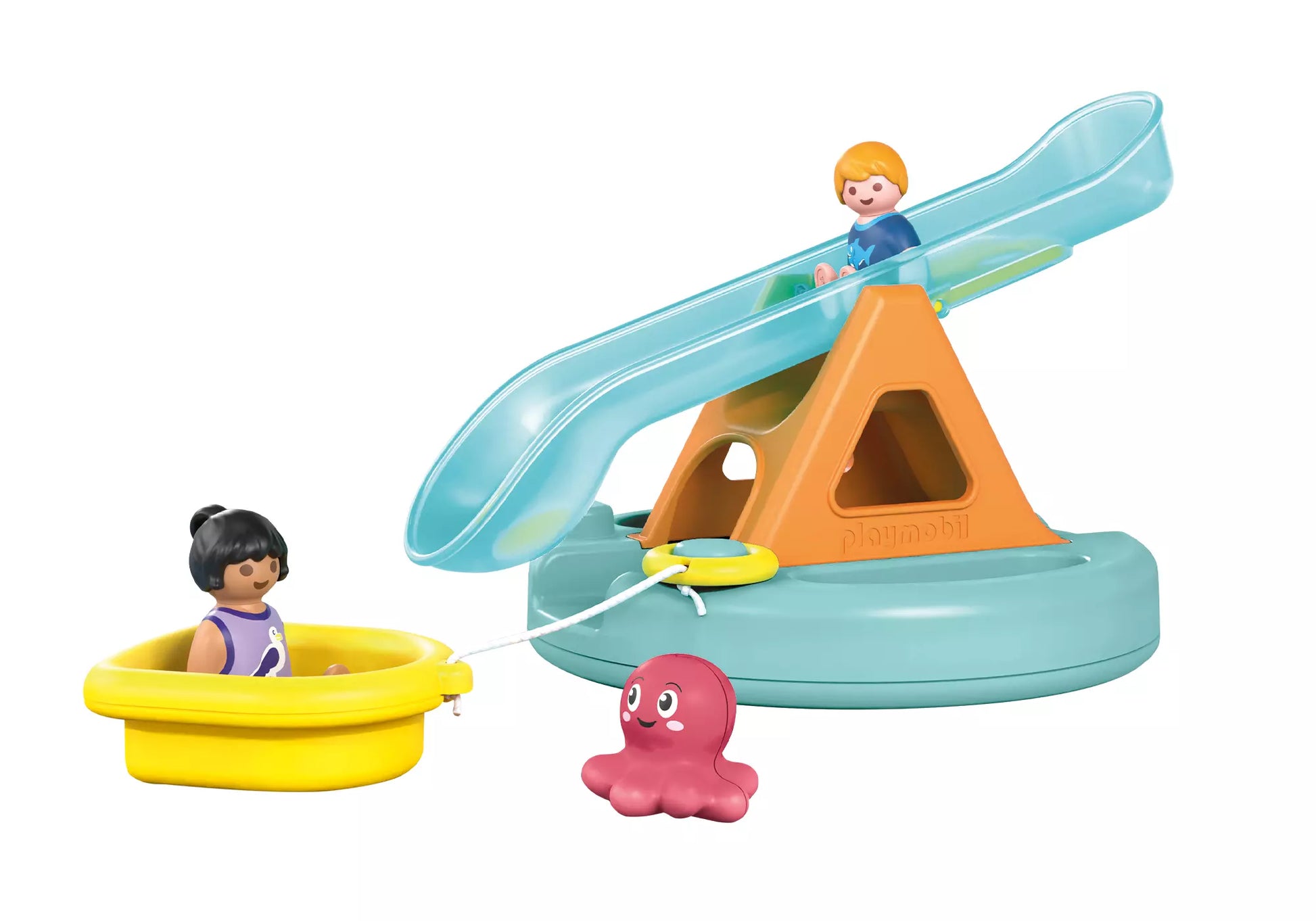 Playmobil 71687 Junior Aqua Badeinsel mit Wasserrutsche - plegobil