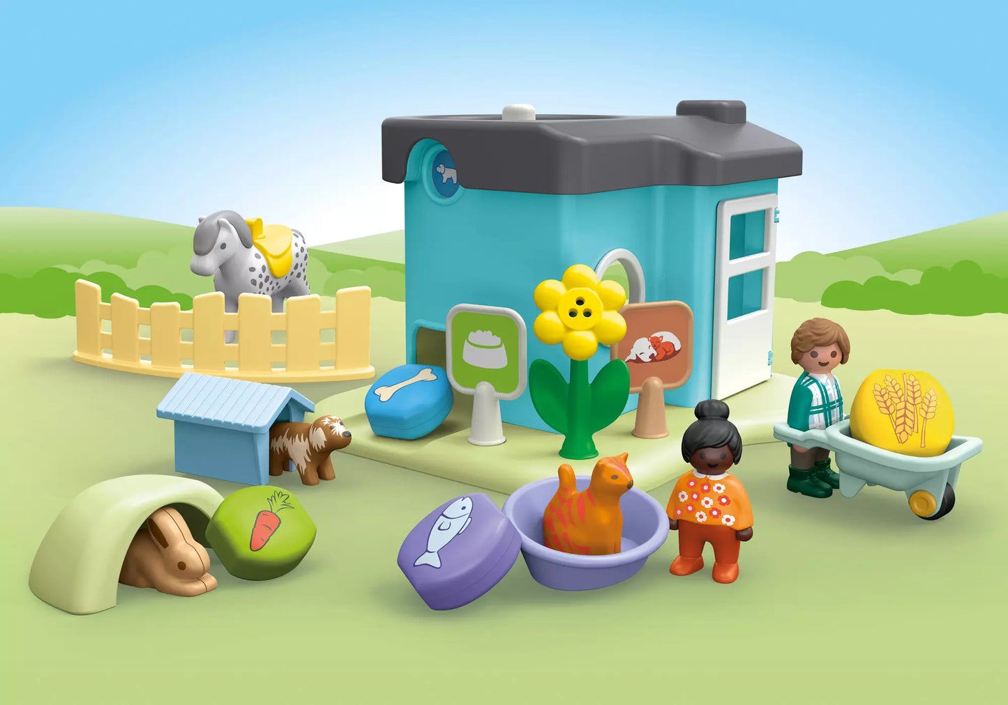 Playmobil 71690 Junior Tierpension mit Futterspender - plegobil