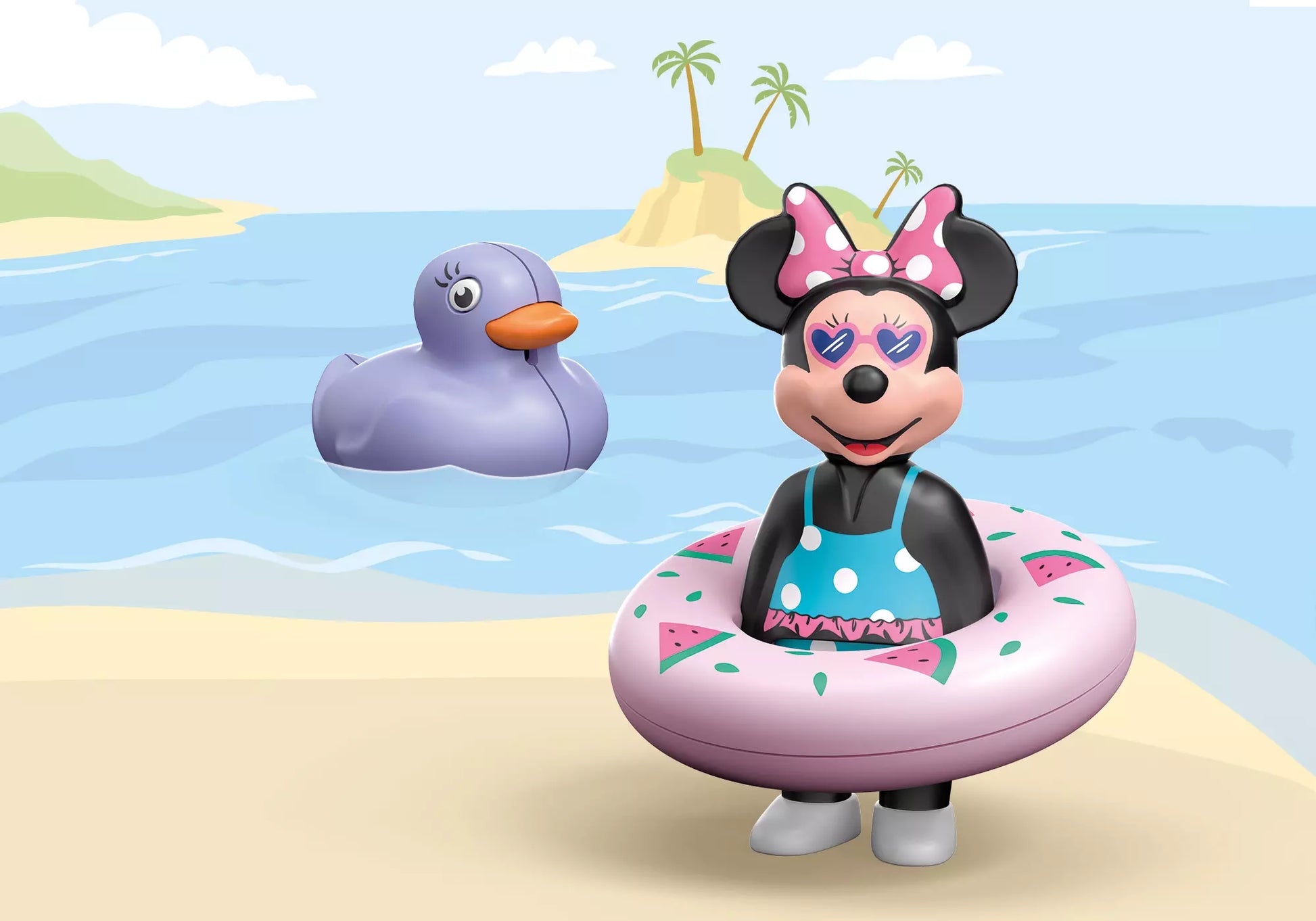 Playmobil 71706 Junior Aqua & Disney Minnies Strandausflug - plegobil