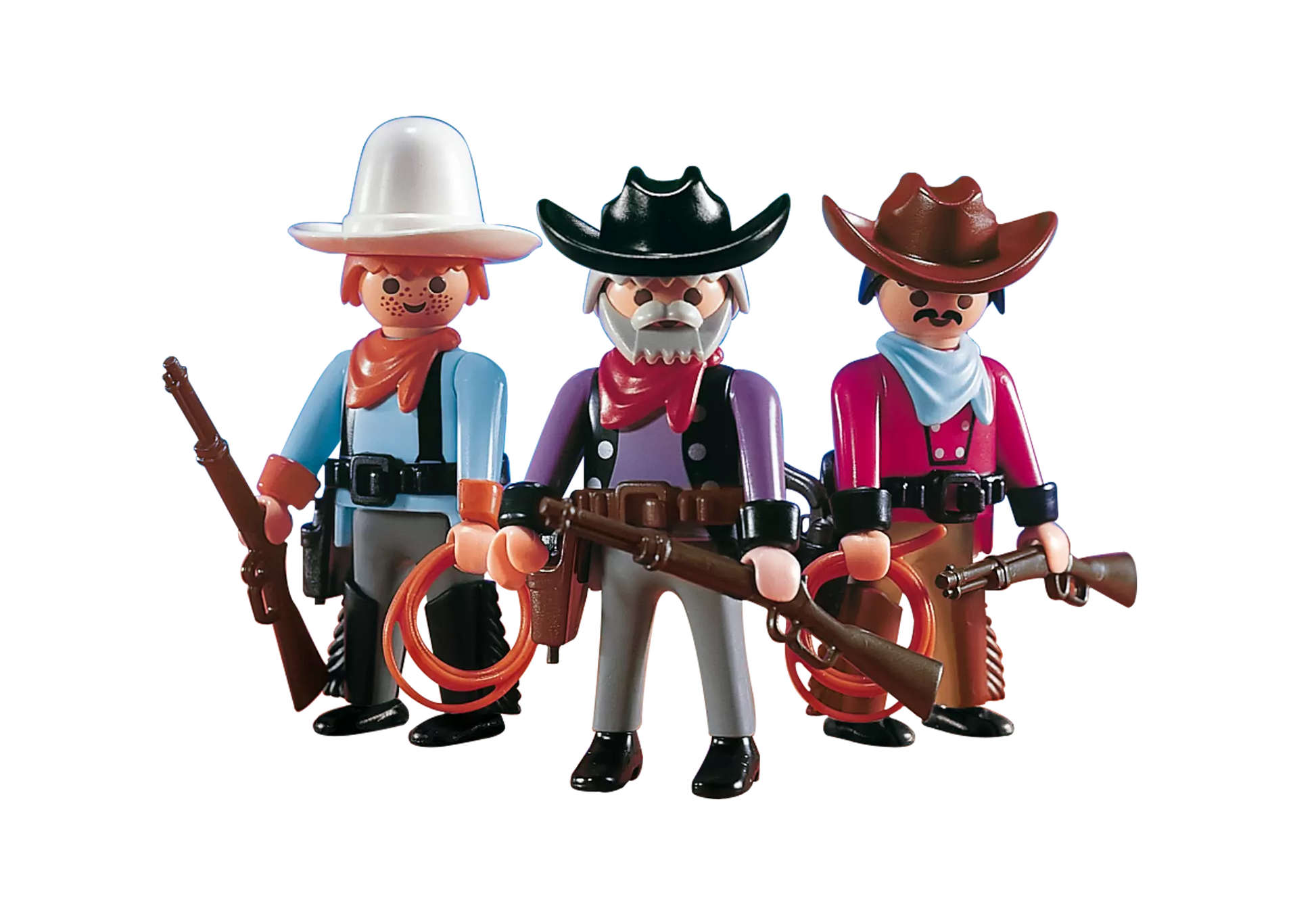Playmobil 7273 Western 3 Cowboys (Folienverpackung) - plegobil