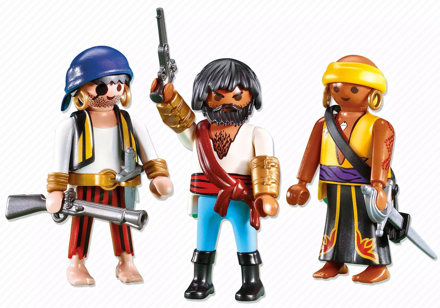 Playmobil 7381 Pirates 3 Piraten (Folienverpackung) - plegobil