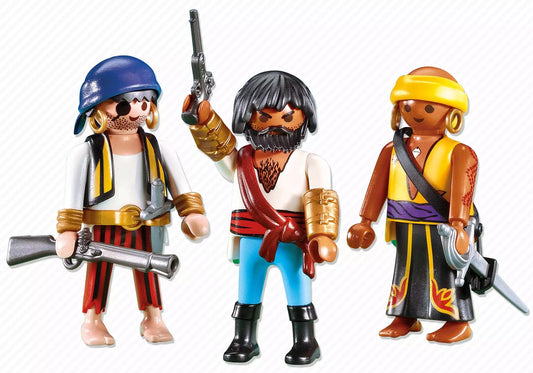 Playmobil 7381 Pirates 3 Piraten (Folienverpackung) - plegobil