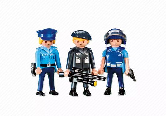 Playmobil 7385 City Action 3 Polizisten (Folienverpackung) - plegobil