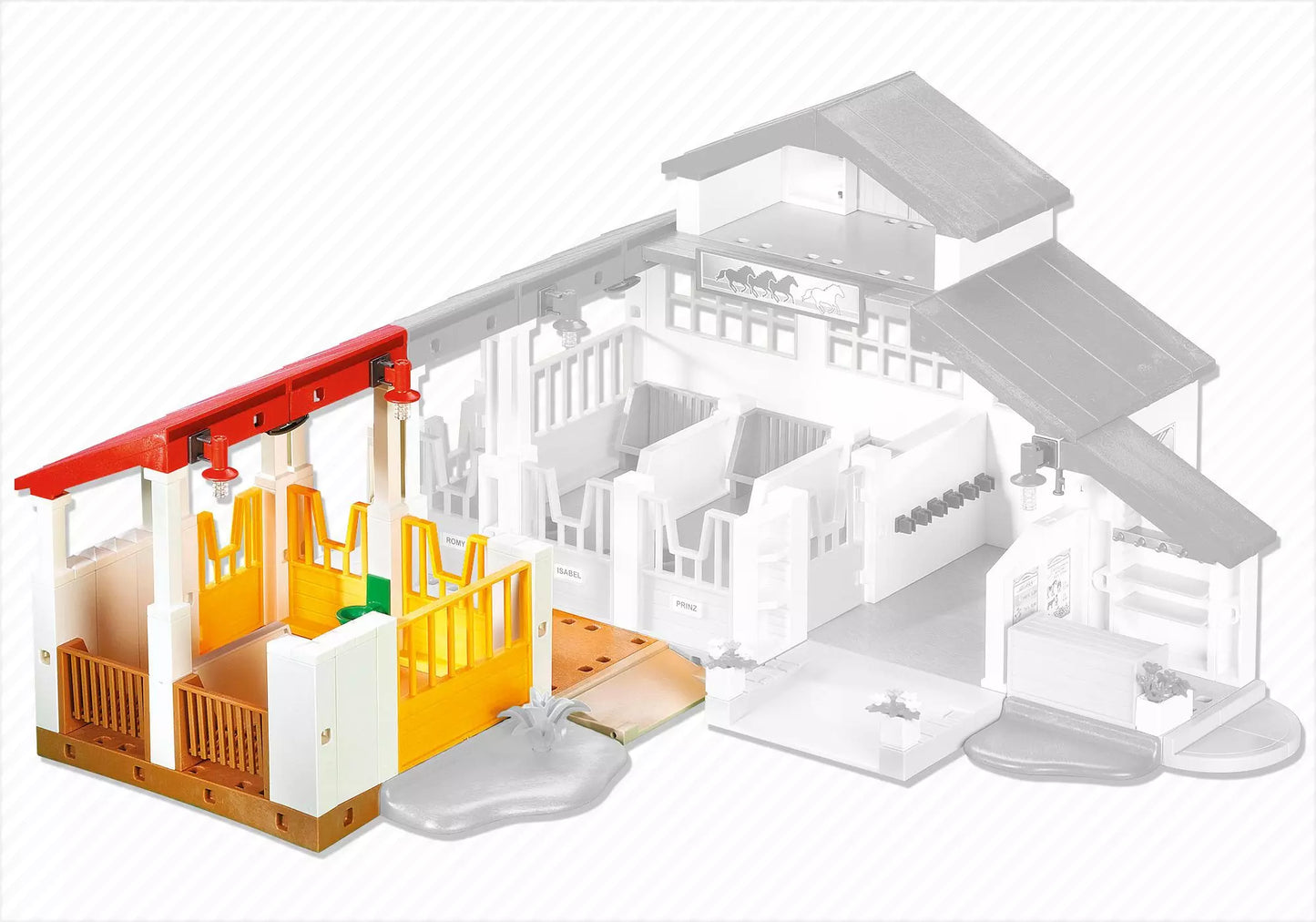 Playmobil 7392 Country Stallerweiterung für den Modernen Reiterhof (Folienverpackung) - plegobil