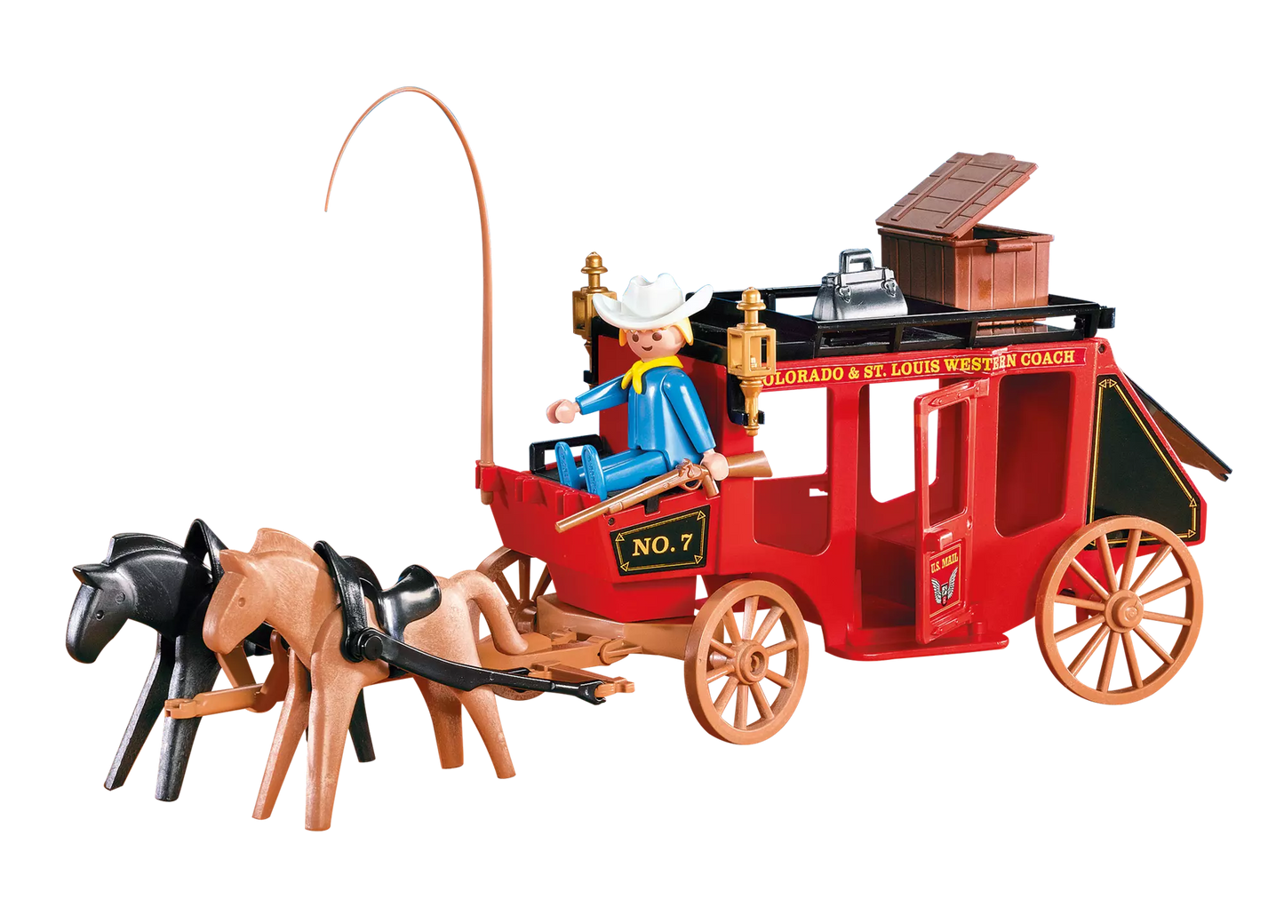 Playmobil 7428 Western Postkutsche (Folienverpackung) - plegobil
