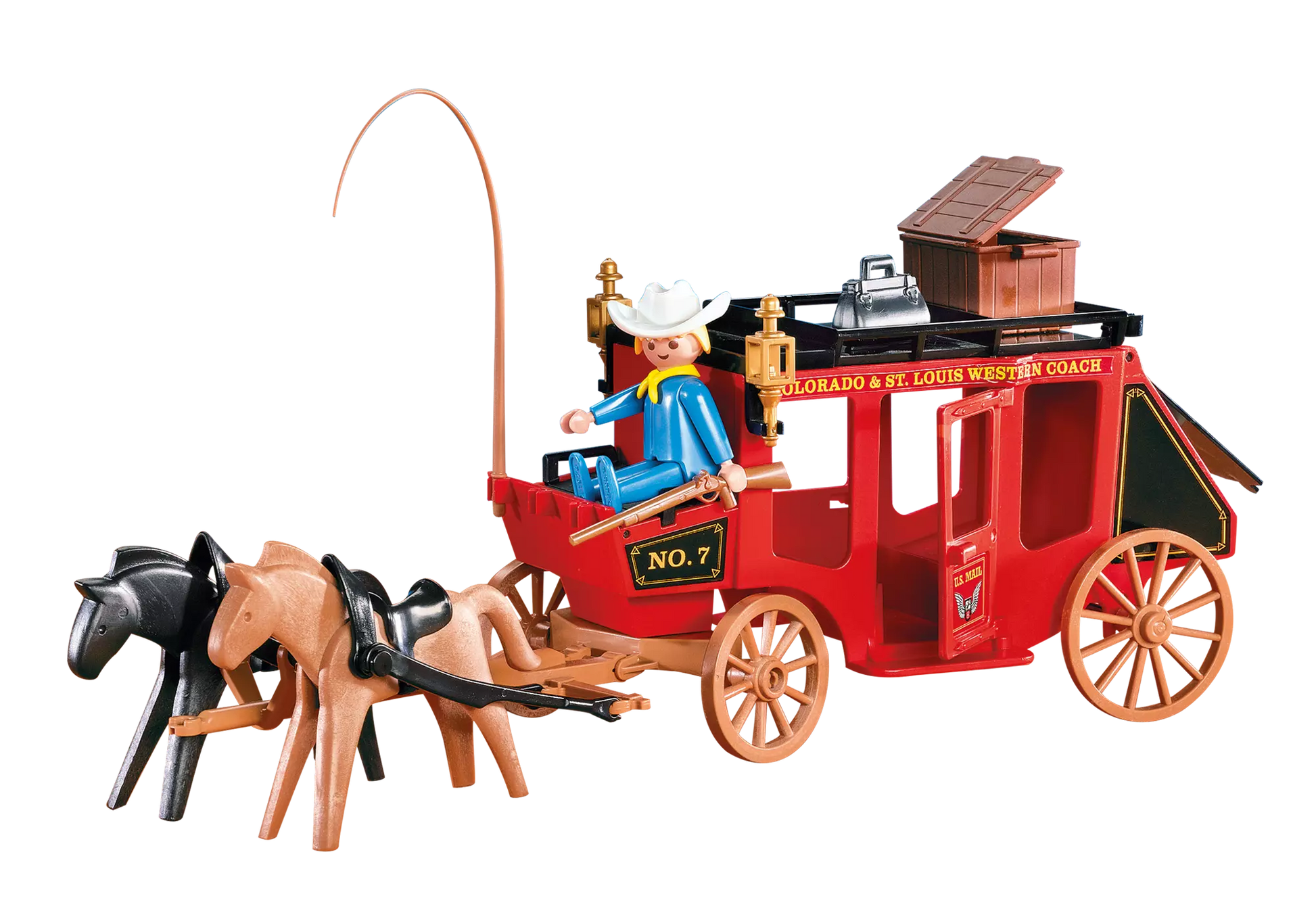 Playmobil 7428 Western Postkutsche (Folienverpackung) - plegobil