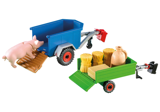 Playmobil 7439 Country 2 Traktor Anhänger (Folienverpackung) - plegobil