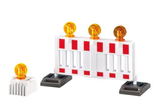 Playmobil 7453 City Action Absperrbake mit Warnlampe (Folienverpackung) - plegobil