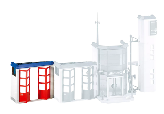 Playmobil 7465 Erweiterungstor für das Feuerwehr-Hauptquartier (Folienverpackung) - plegobil