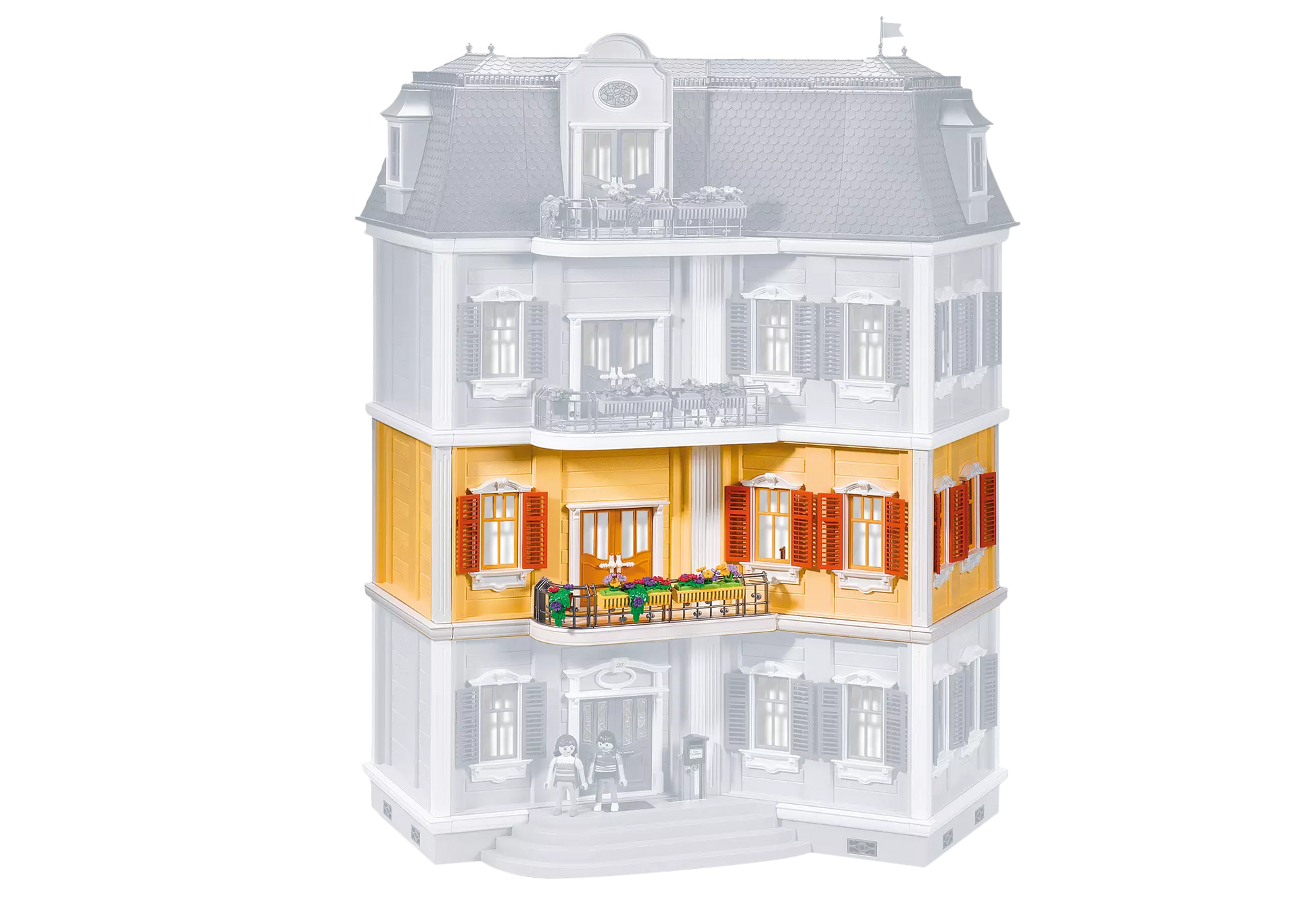 Playmobil 7483 Dollhouse Etagenergänzung für Mein Großes Puppenhaus (Folienverpackung) - plegobil