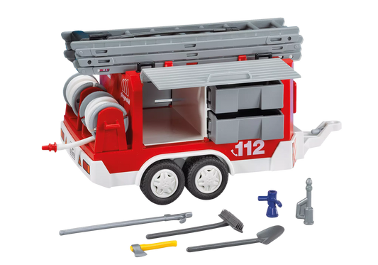 Playmobil 7485 City Action Feuerwehr-Anhänger (Folienverpackung) - plegobil