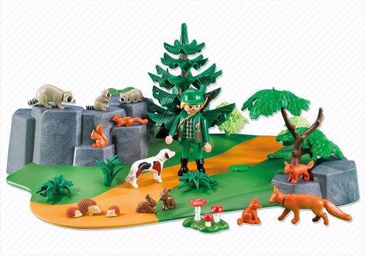 Playmobil 7494 Country Waldlichtung mit Förster (Folienverpackung) - plegobil