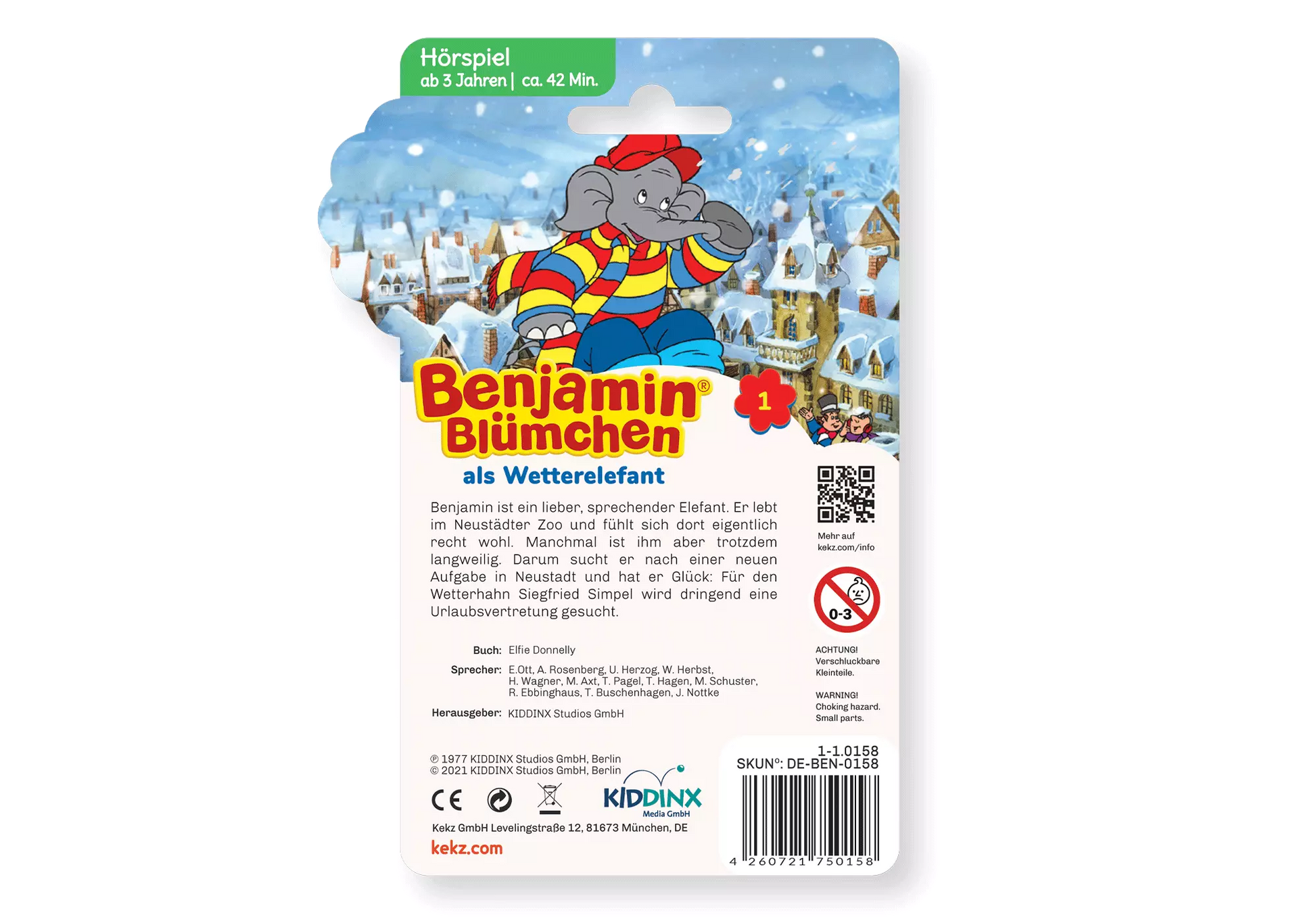 Playmobil 75015 Kekz Benjamin Blümchen - als Wetterelefant - plegobil
