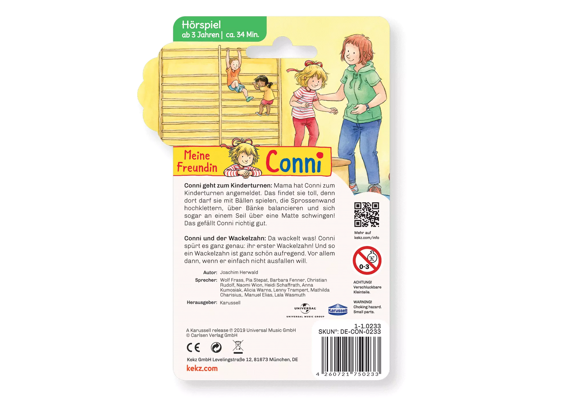 Playmobil 75023 Kekz Conni - Conni geht zum Kinderturnen / Conni und der Wackelzahn - plegobil