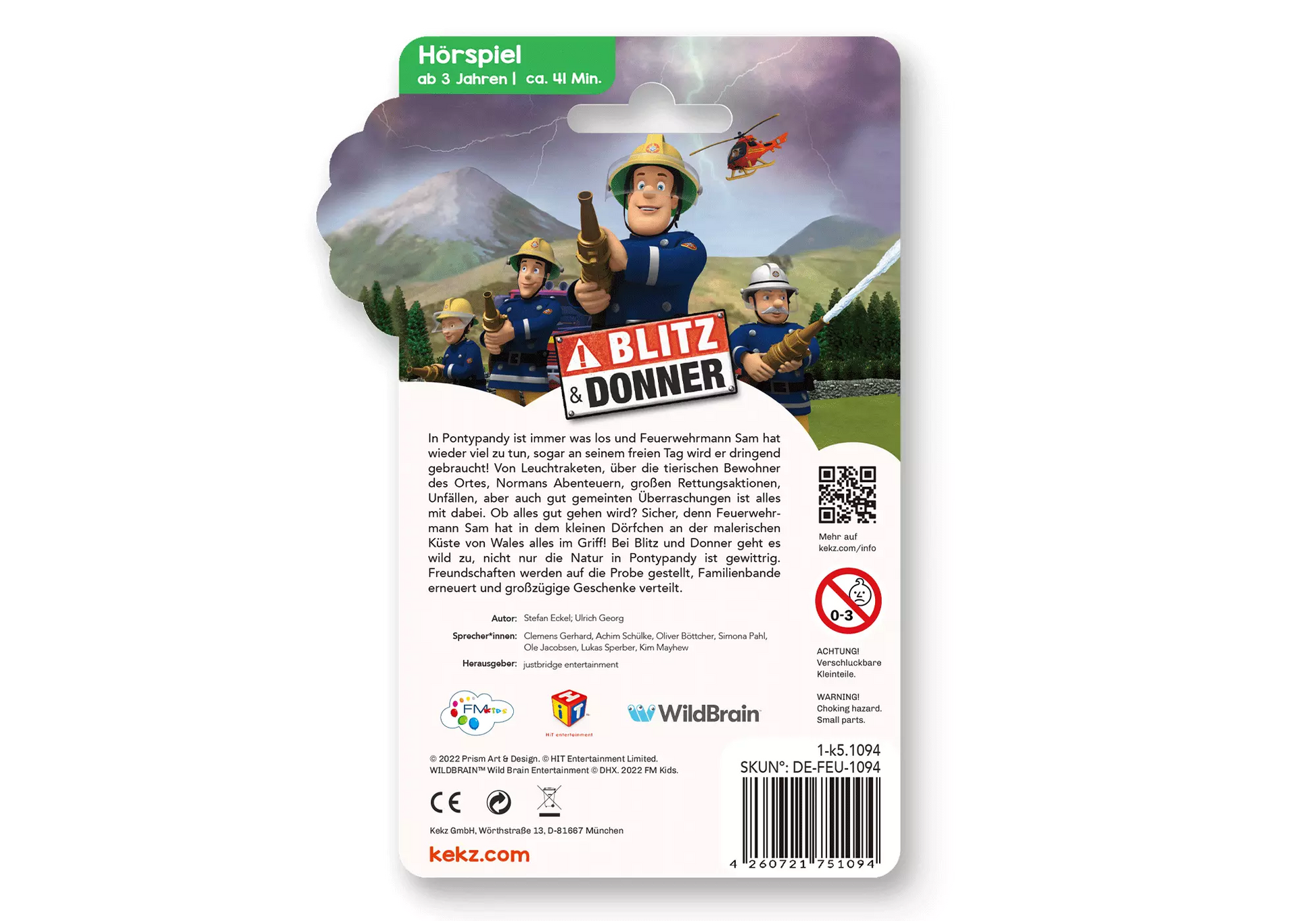 Playmobil 75109 Kekz Feuerwehrmann Sam - Blitz und Donner - plegobil