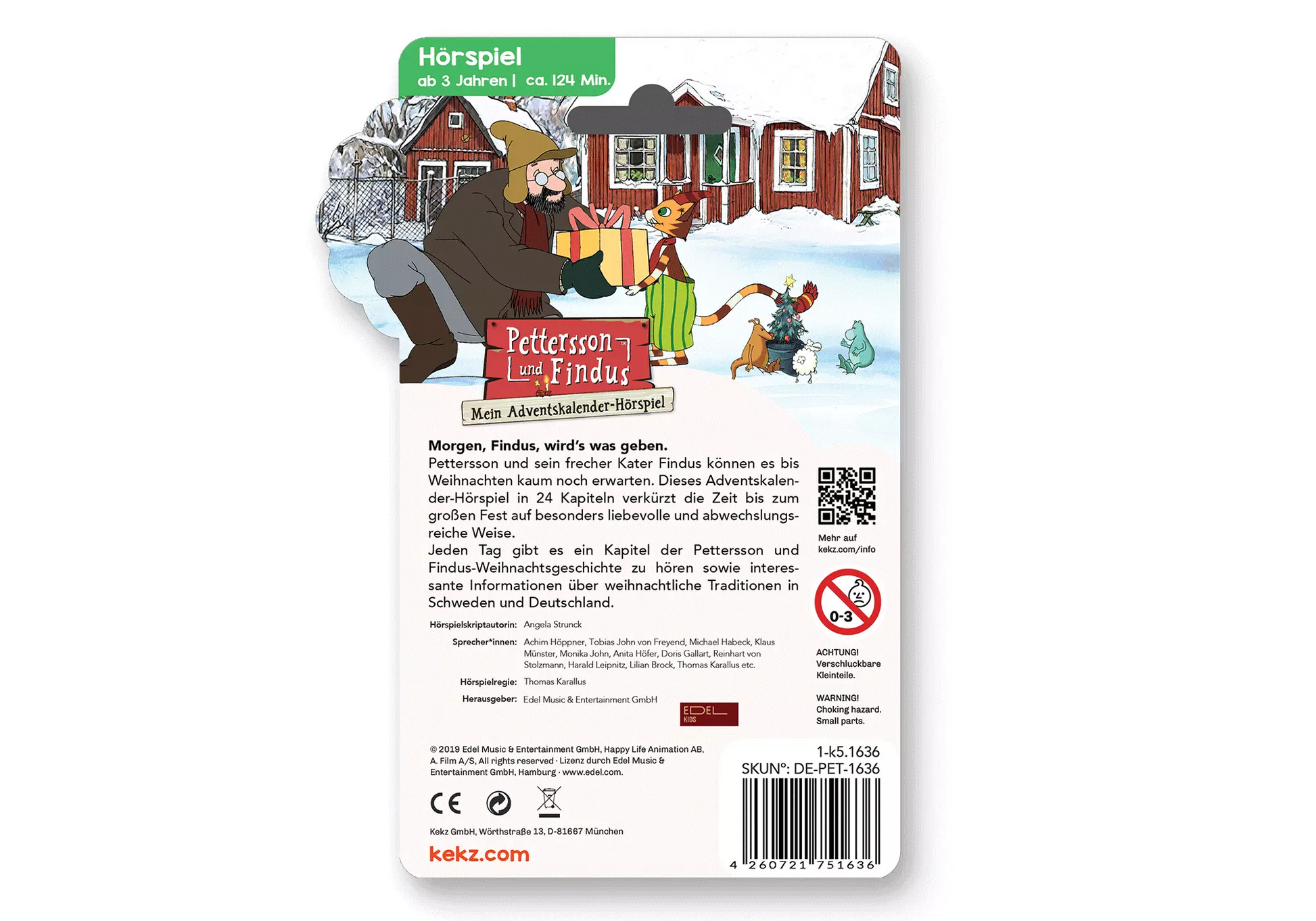 Playmobil 75163 Kekz Pettersson und Findus - Mein Adventskalender - plegobil