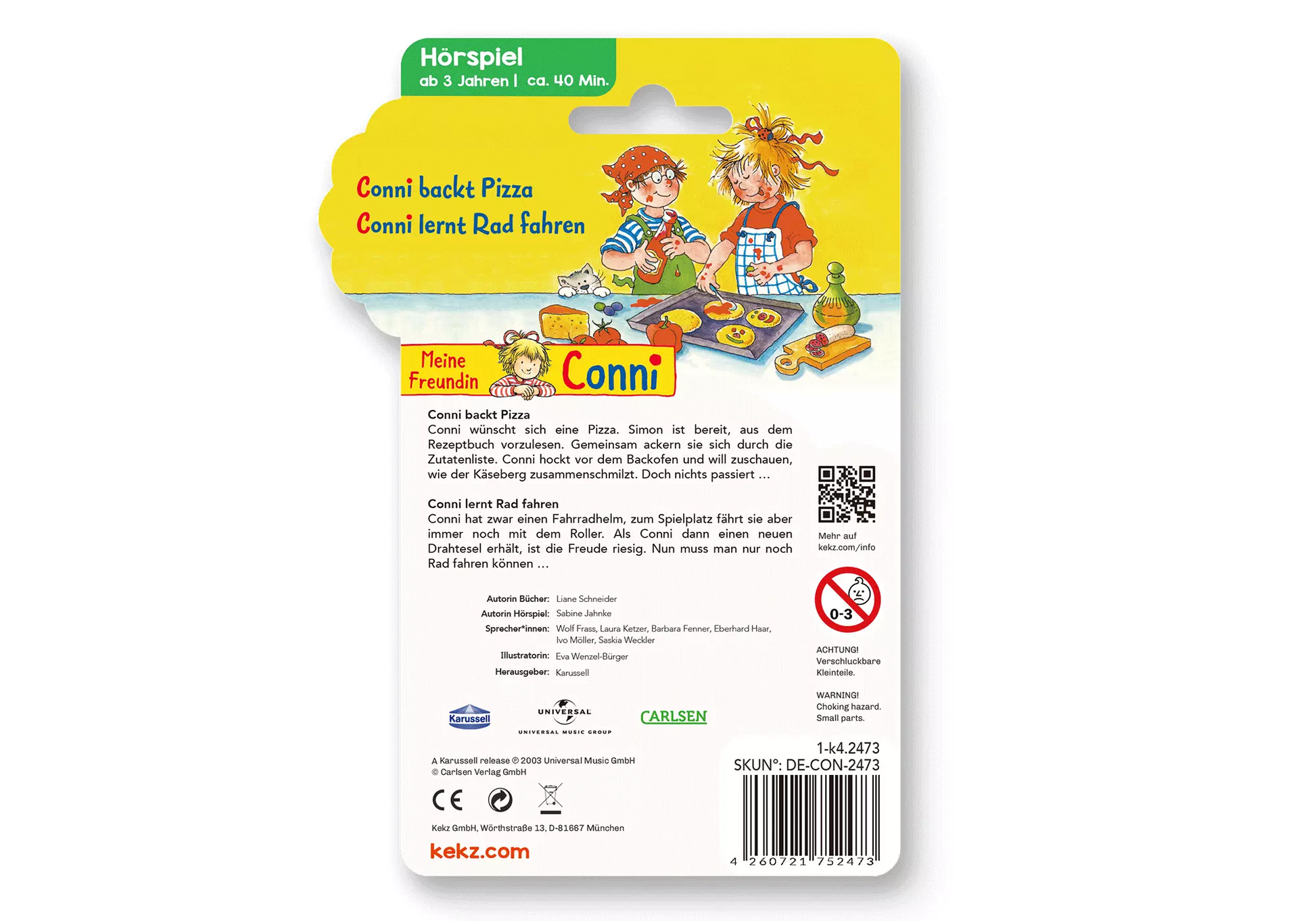 Playmobil 75247 Kekz Conni - Conni backt Pizza / Conni lernt Rad fahren - plegobil