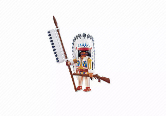 Playmobil 7660 Western Indianerhäuptling (Folienverpackung) - plegobil