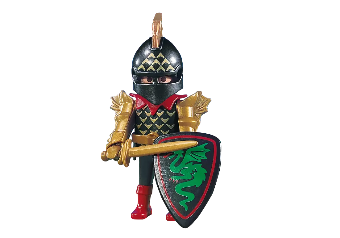 Playmobil 7670 Knights Anführer der grünen Drachen (Folienverpackung) - plegobil