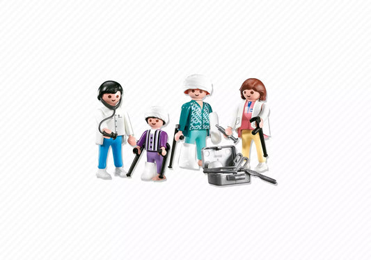 Playmobil 7920 City Action 2 Ärzte und 2 Patienten (Folienverpackung) - plegobil