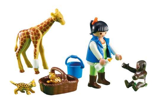 Playmobil 7970 Tierkinder Pfleger (Folienverpackung) - plegobil