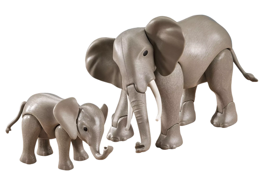 Playmobil 7995 Elefant mit Baby (Folienverpackung) - plegobil