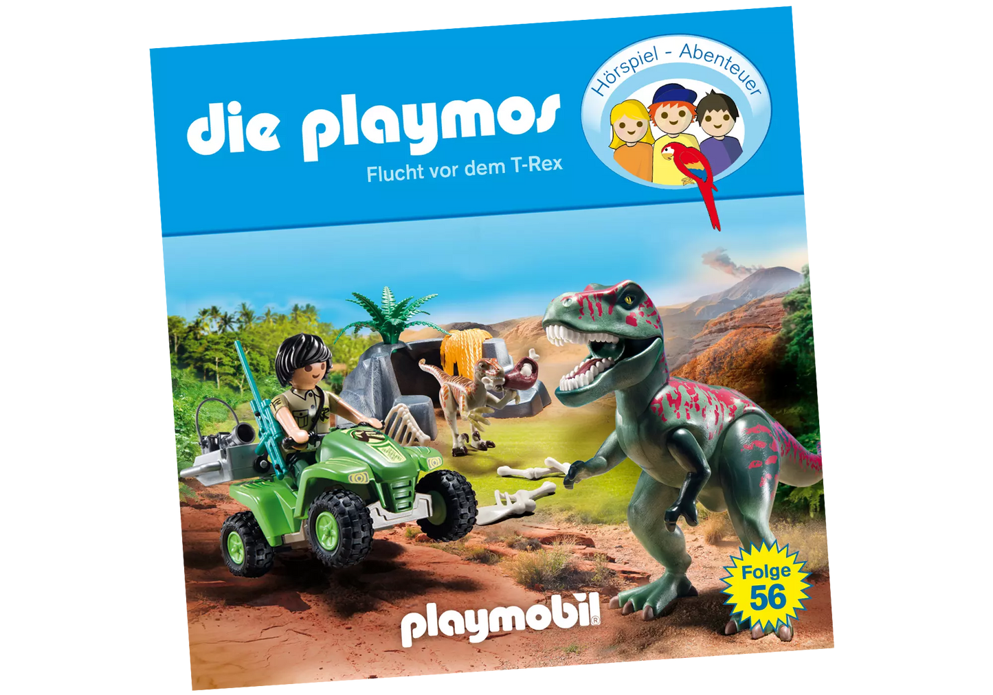 Playmobil 80008 Die Playmos Hörspiel CD Flucht vor dem T-Rex (56) - plegobil