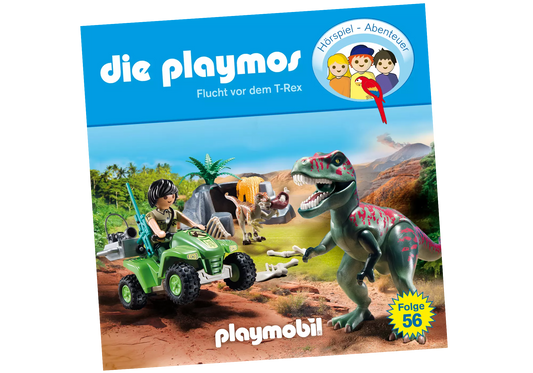 Playmobil 80008 Die Playmos Hörspiel CD Flucht vor dem T-Rex (56) - plegobil