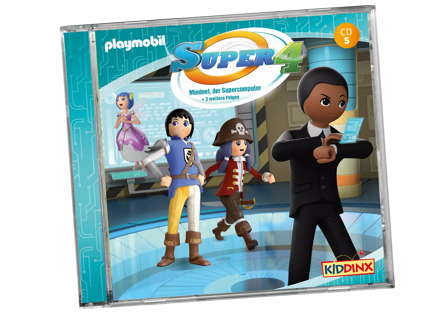 Playmobil 80017 Super 4 Hörspiel CD Folge 5 Mindnet, der Supercomputer - plegobil