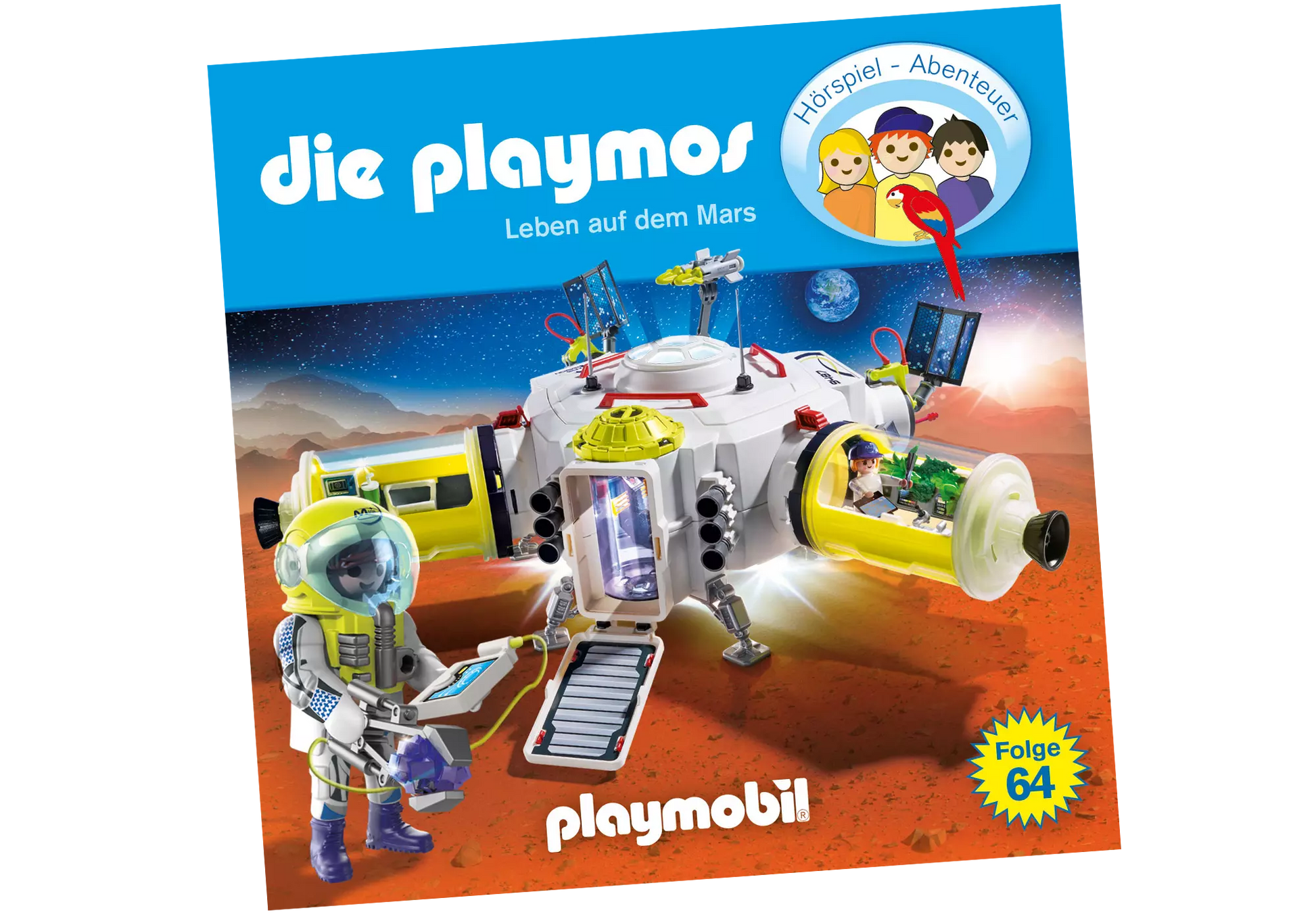 Playmobil 80086 Die Playmos Hörspiel CD Leben auf dem Mars (64) - plegobil