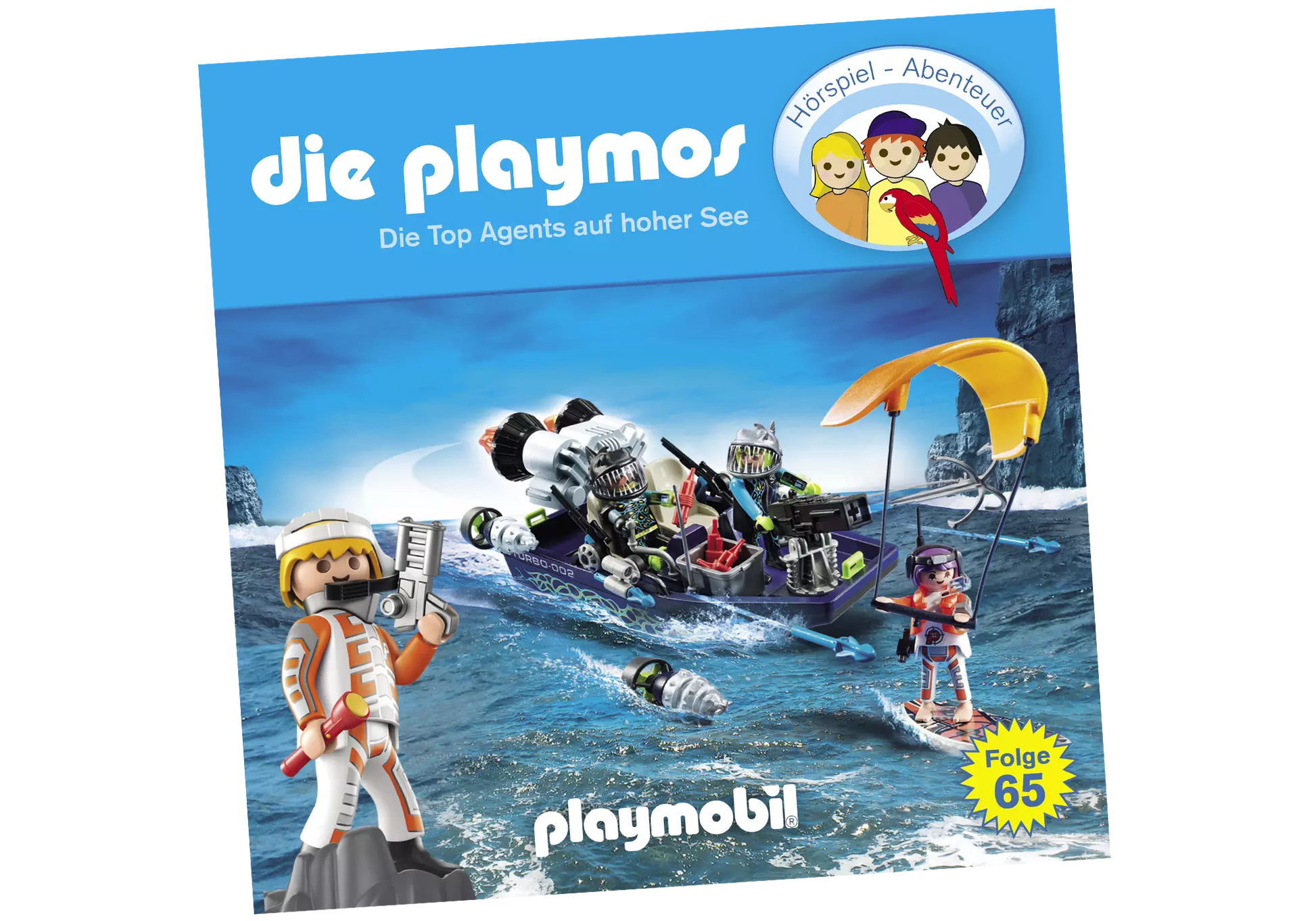 Playmobil 80133 Die Playmos Hörspiel CD Die Top Agents auf hoher See (65) - plegobil