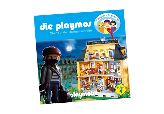 Playmobil 80134 Die Playmos Hörspiel CD Chaos in der Herrmannstraße (4) - plegobil