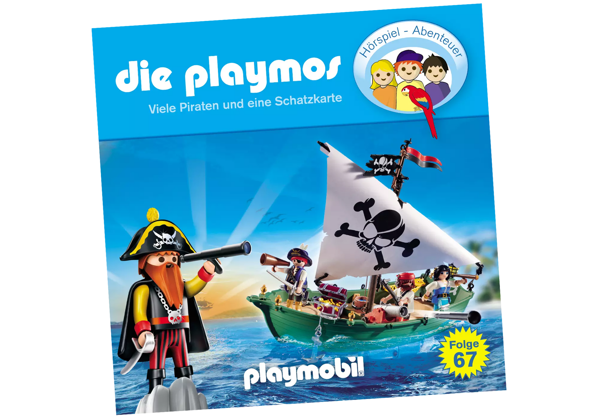 Playmobil 80140 Die Playmos Hörspiel CD Viele Piraten und eine Schatzkarte (67) - plegobil