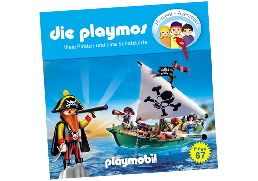 Playmobil 80140 Die Playmos Hörspiel CD Viele Piraten und eine Schatzkarte (67) - plegobil