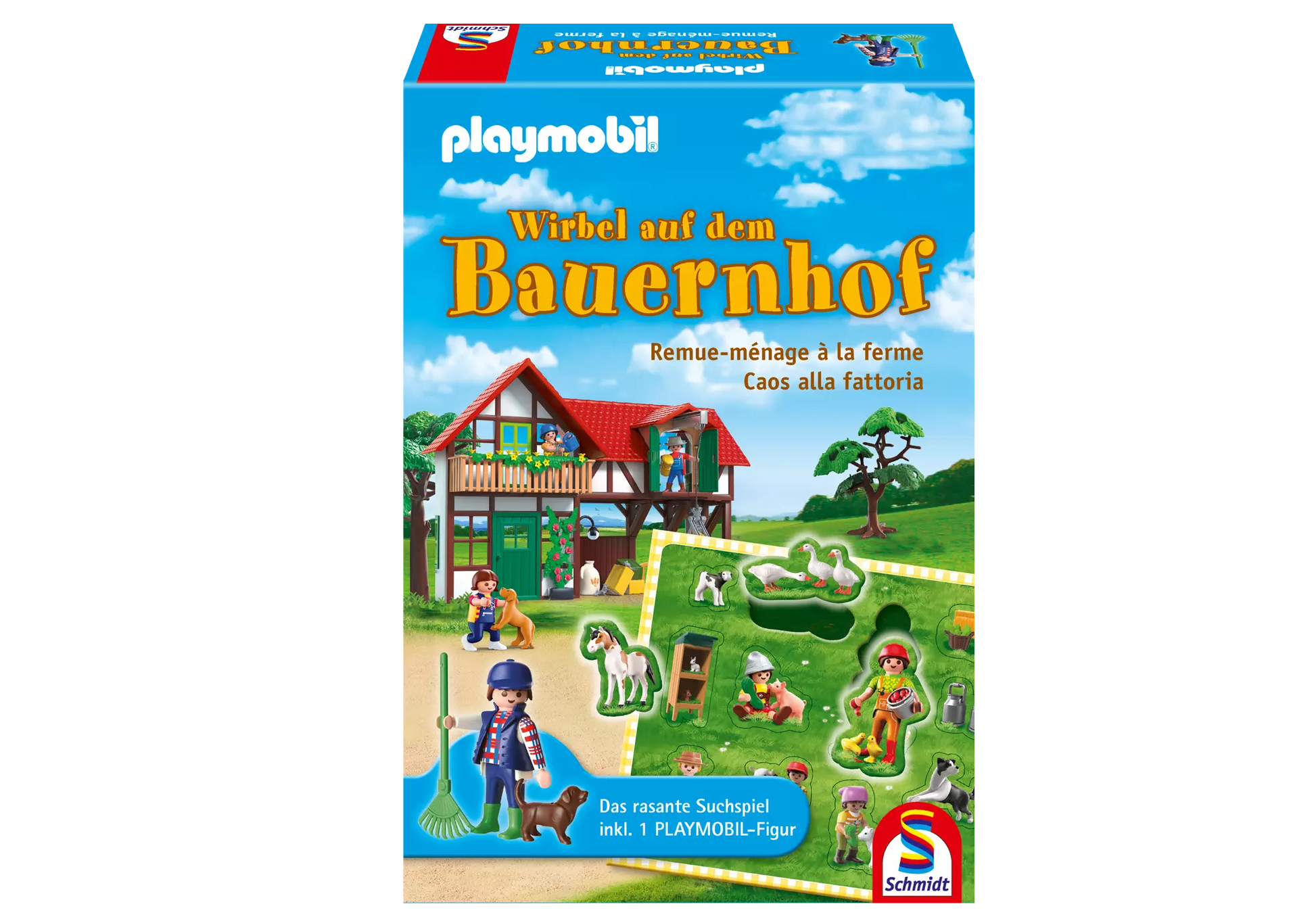 Playmobil 80141 Merchandise Suchspiel: Wirbel auf dem Bauernhof - plegobil