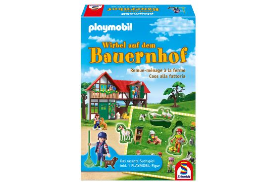 Playmobil 80141 Merchandise Suchspiel: Wirbel auf dem Bauernhof - plegobil