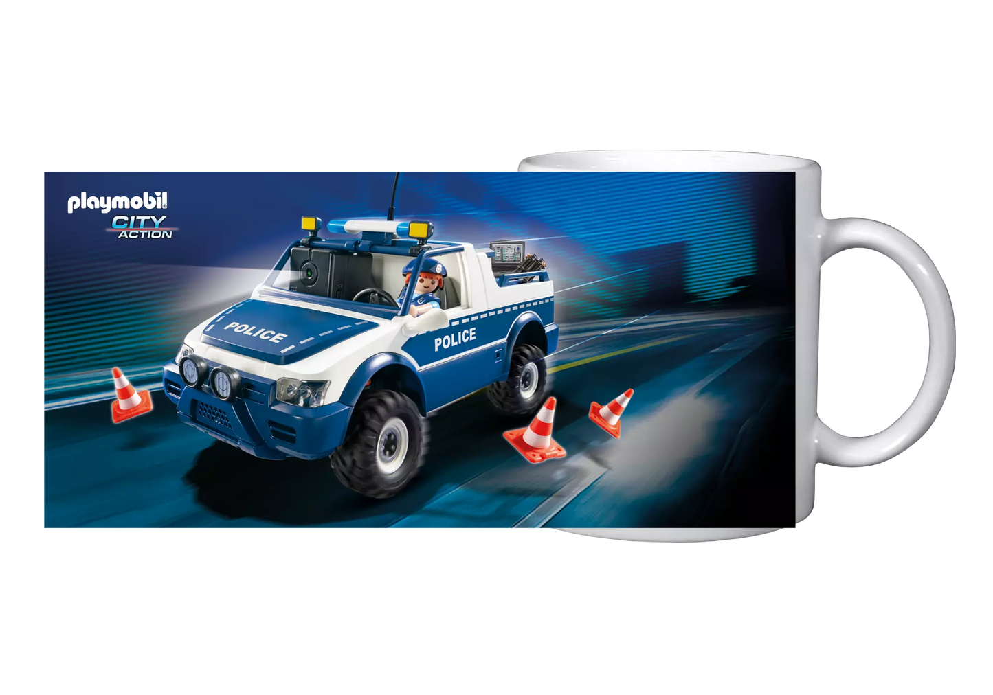 Playmobil 80144 Merchandise Becher Polizei - plegobil