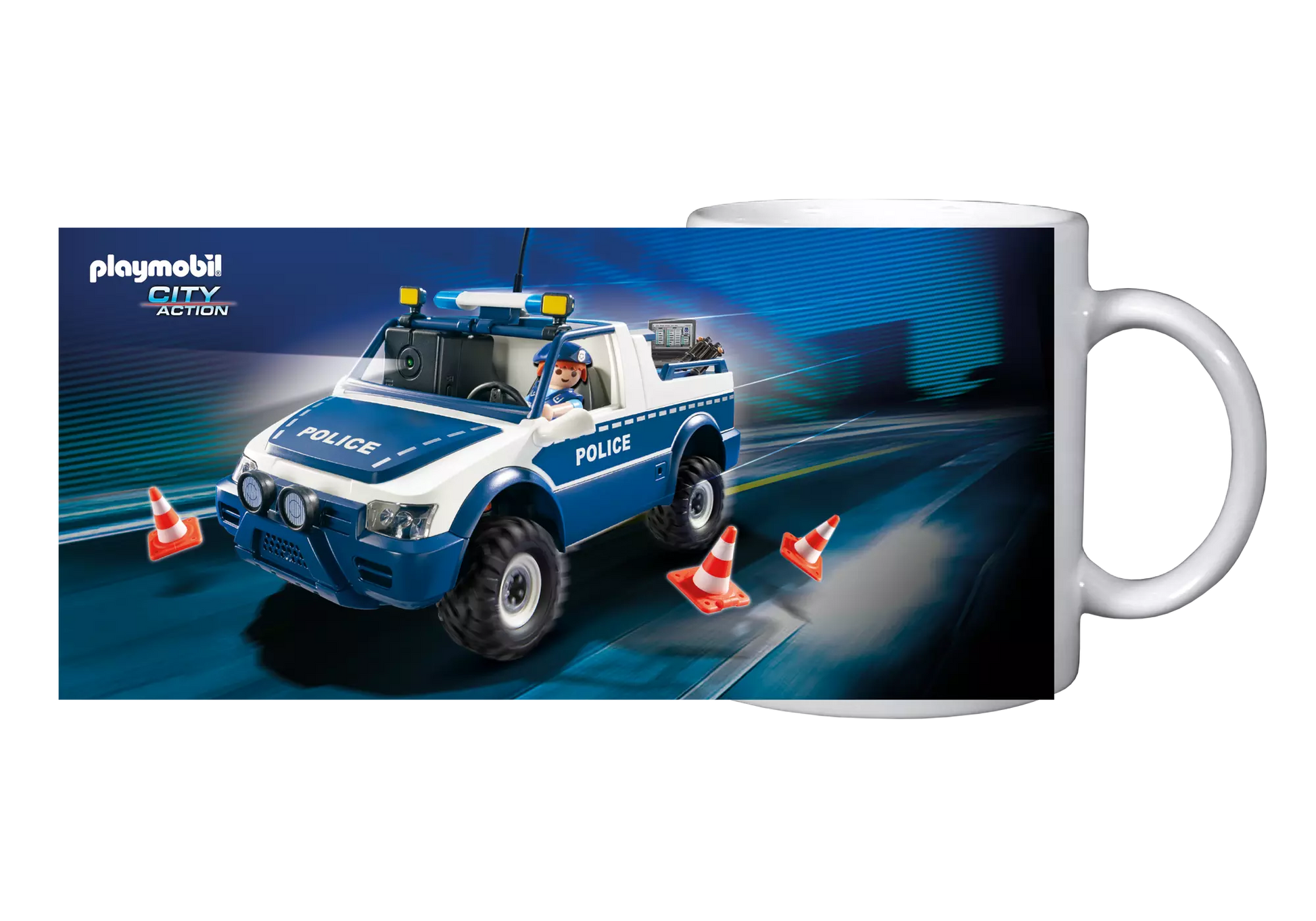 Playmobil 80144 Merchandise Becher Polizei - plegobil