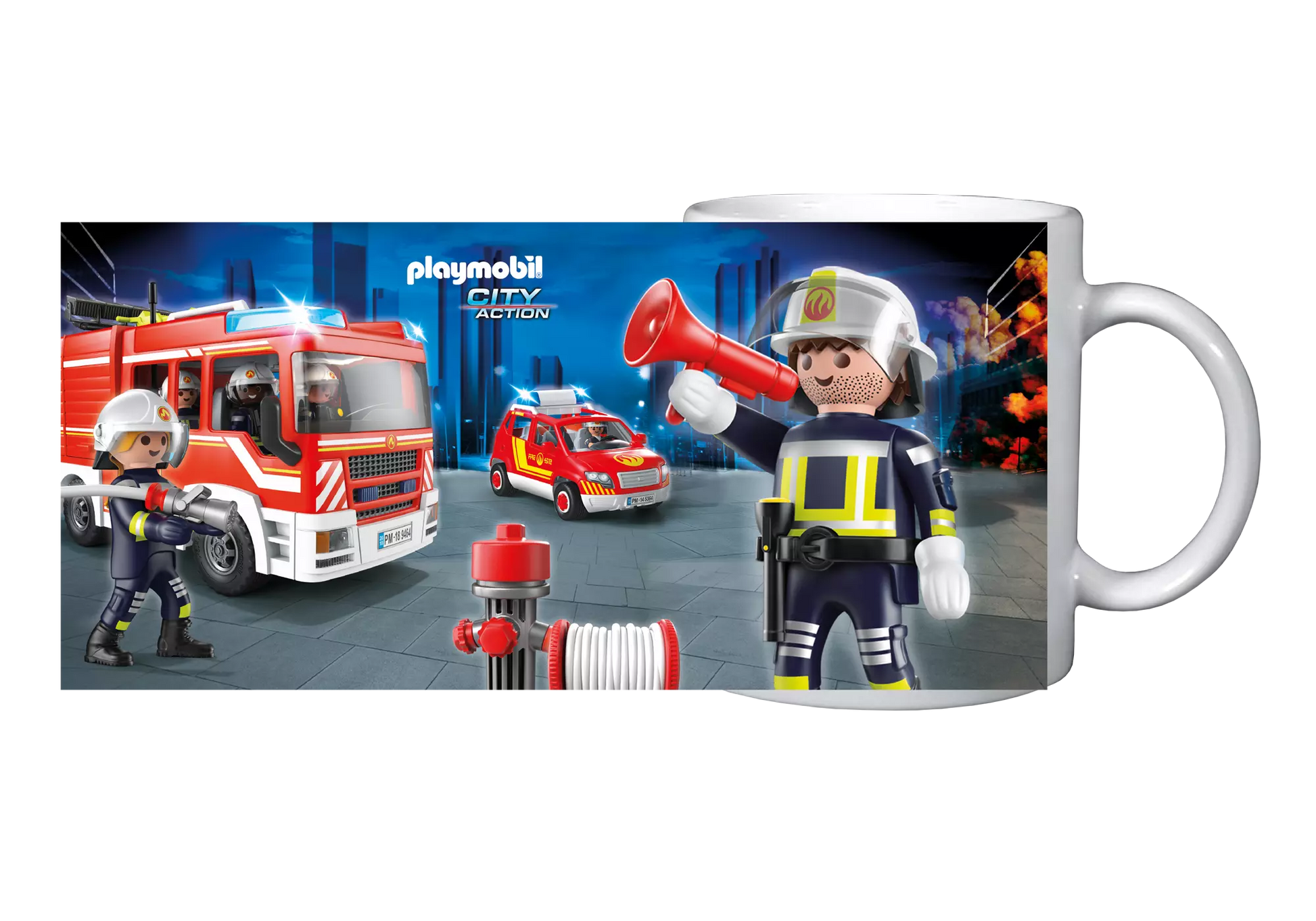 Playmobil 80152 Merchandise Becher Feuerwehr - plegobil