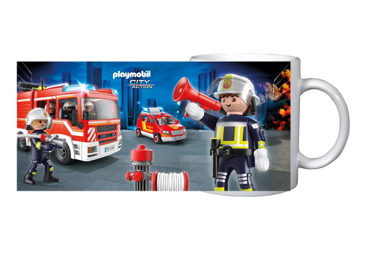 Playmobil 80152 Merchandise Becher Feuerwehr - plegobil