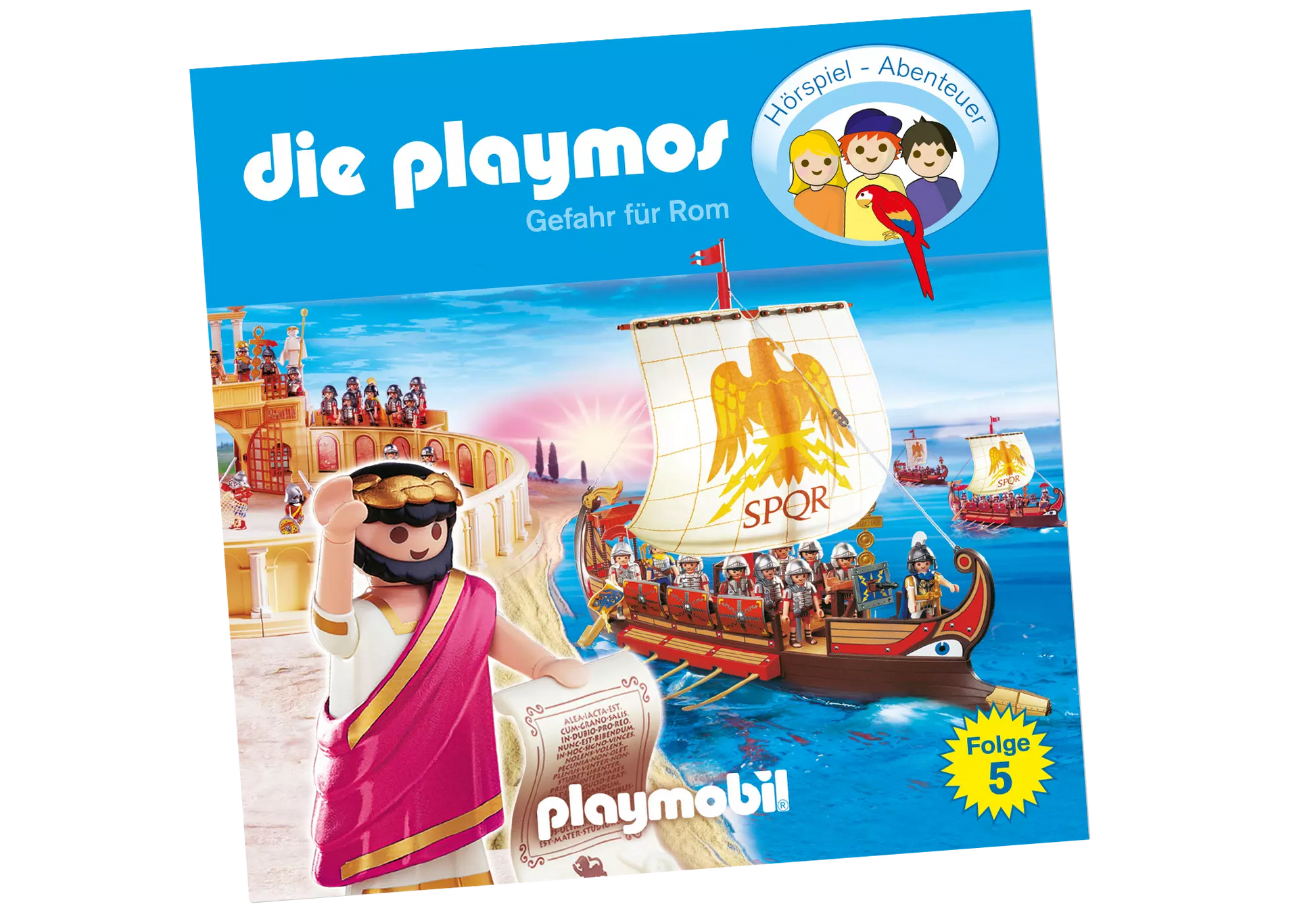 Playmobil 80157 Die Playmos Hörspiel CD Gefahr für Rom (5) - plegobil