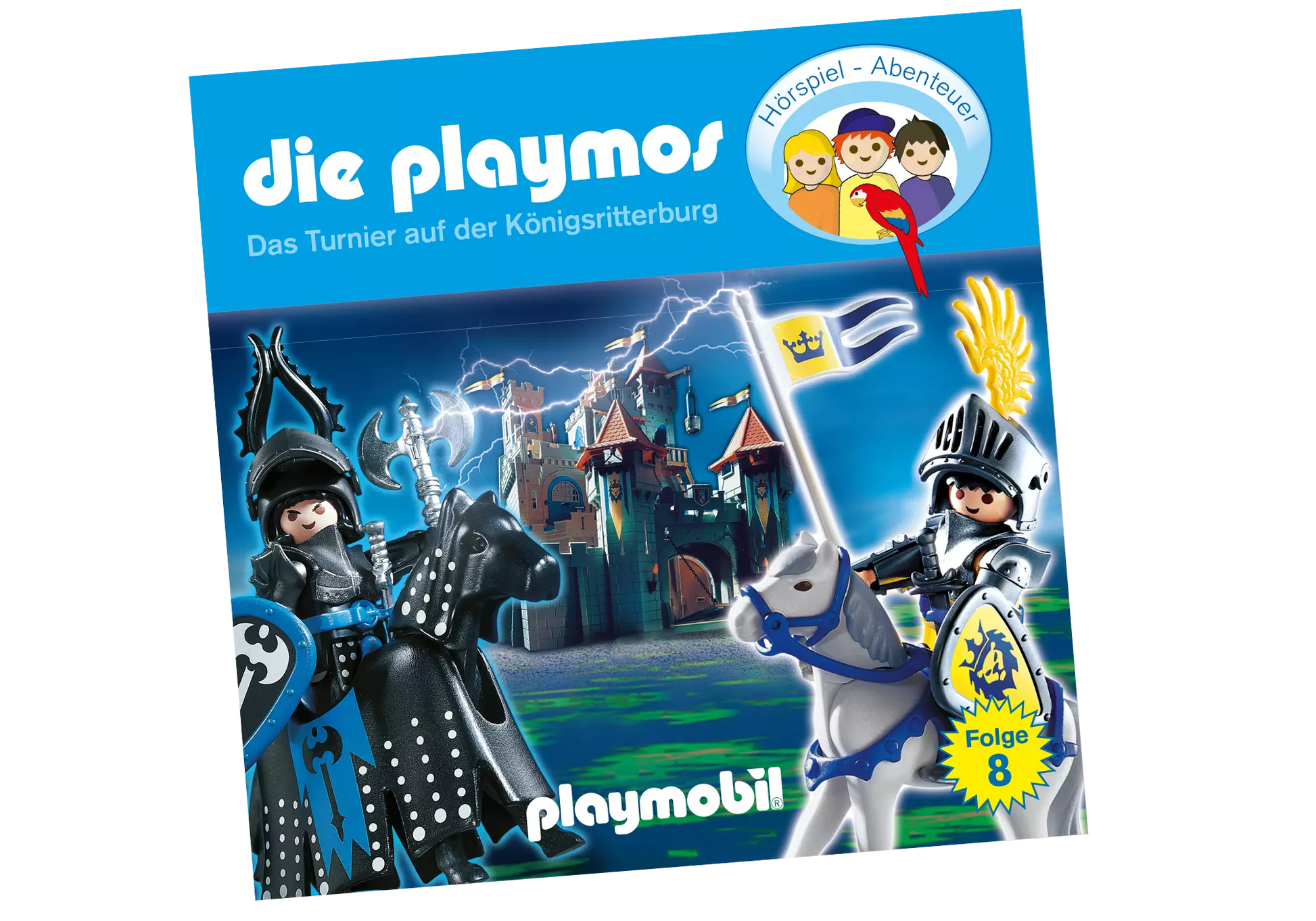 Playmobil 80163 Die Playmos Hörspiel CD Das Turnier auf der Königsburg (8) - plegobil