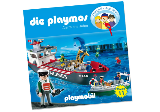 Playmobil 80198 Die Playmos Hörspiel CD Alarm im Hafen (11) - plegobil